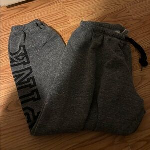 PINK sweatpants size Large